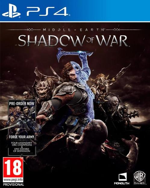 Middle-Earth: Shadow of War (PlayStation 4), Spelcomputers en Games, Games | Sony PlayStation 4, Gebruikt, Vanaf 12 jaar, Verzenden