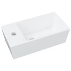 Witte Wasbak 48x25cm | OP = OP | Kwaliteit voor Kleine Prijs, Minder dan 50 cm, Nieuw, Ophalen of Verzenden, Minder dan 100 cm