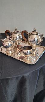 Koffie- en theeservies (6) - Verzilverd, Antiek en Kunst