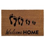 Kokosmat &#039;Welcome Home&#039; - 50x80 cm, Tuin en Terras, Deurmatten, Verzenden, Nieuw