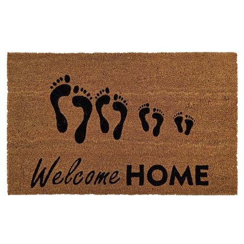 Kokosmat &#039;Welcome Home&#039; - 50x80 cm, Tuin en Terras, Deurmatten, Verzenden