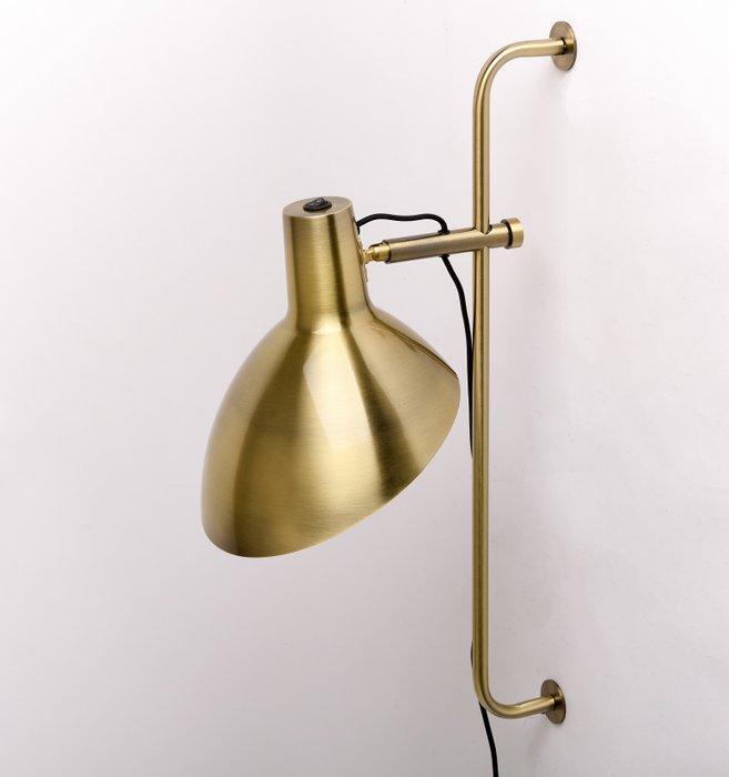 Wandlamp - Metropole Grande Brass - Metaal, Antiek en Kunst, Antiek | Lampen