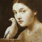 Michal Lukasiewicz - Woman With Her Pet VIII