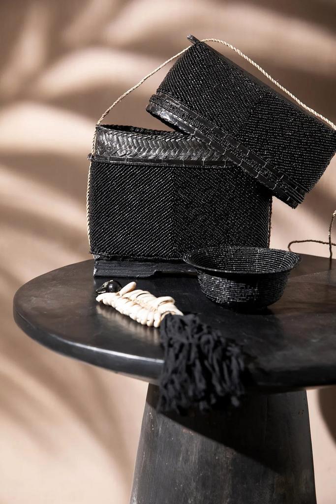 De Kralen Schatkist - Zwart, Huis en Inrichting, Woonaccessoires | Schalen en Manden, Verzenden