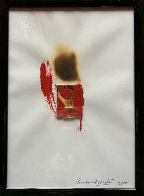 Bernard Aubertin (1934-2015) - Dessin de feu, Antiek en Kunst, Kunst | Schilderijen | Modern