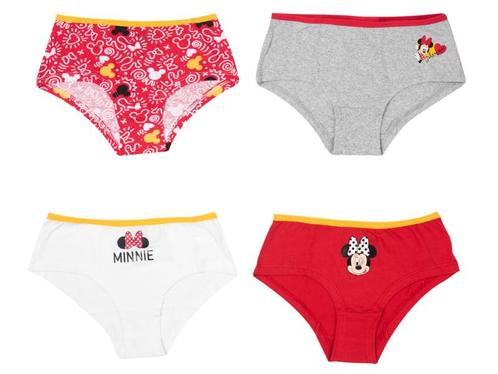 4 Pack Meisjes slips - Minnie Mouse - Mix, Kinderen en Baby's, Kinderkleding | Schoenen en Sokken, Verzenden