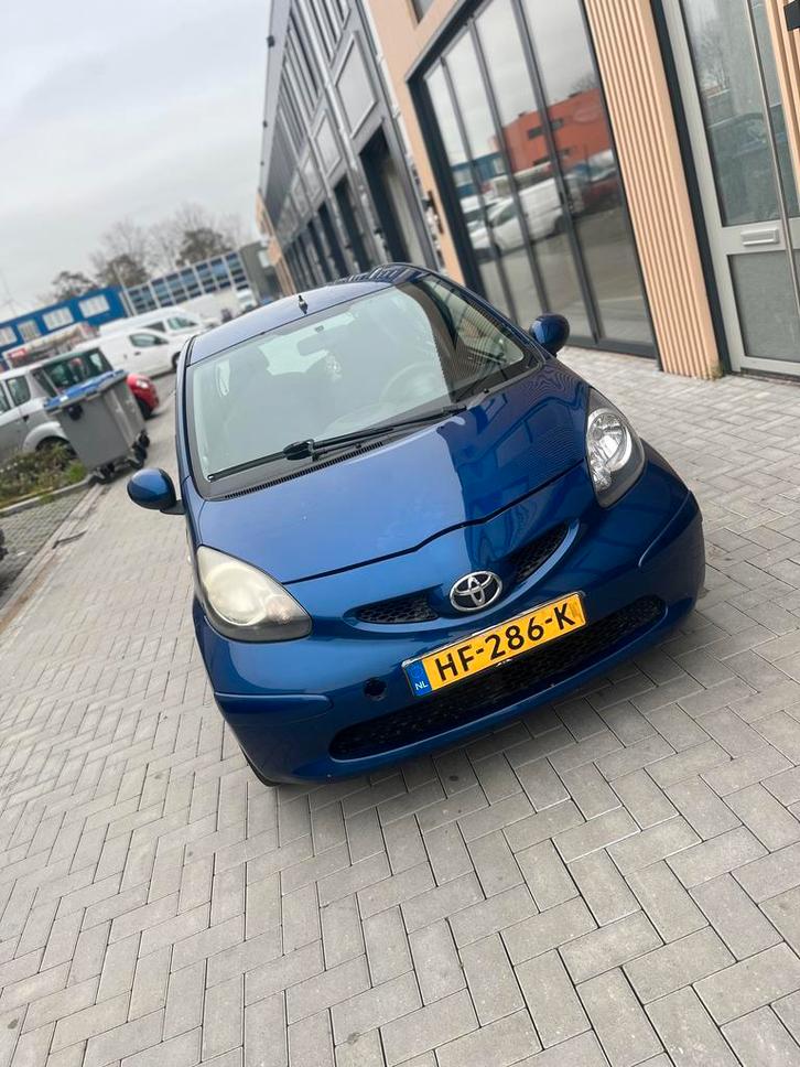 Toyota Aygo 1.0 12V Vvt-i 5DRS 2008 Blauw, Auto's, Toyota, Te koop, Handgeschakeld, Hatchback, Blauw, A, Aygo, Benzine, ABS, Airbags
