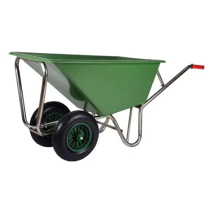 Kruiwagen Poly 160 liter met 2 wielen (Tuin), Tuin en Terras, Kruiwagens, Nieuw, Verzenden