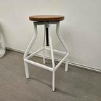 Stevige metalen retro verstelbare bar kruk - ihv 65-88 cm, Ophalen of Verzenden, Nieuw