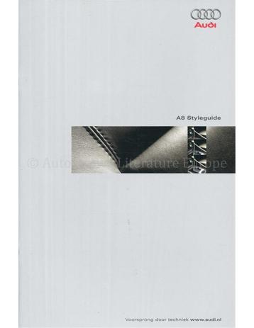 2001 AUDI A8 BROCHURE NEDERLANDS beschikbaar voor biedingen