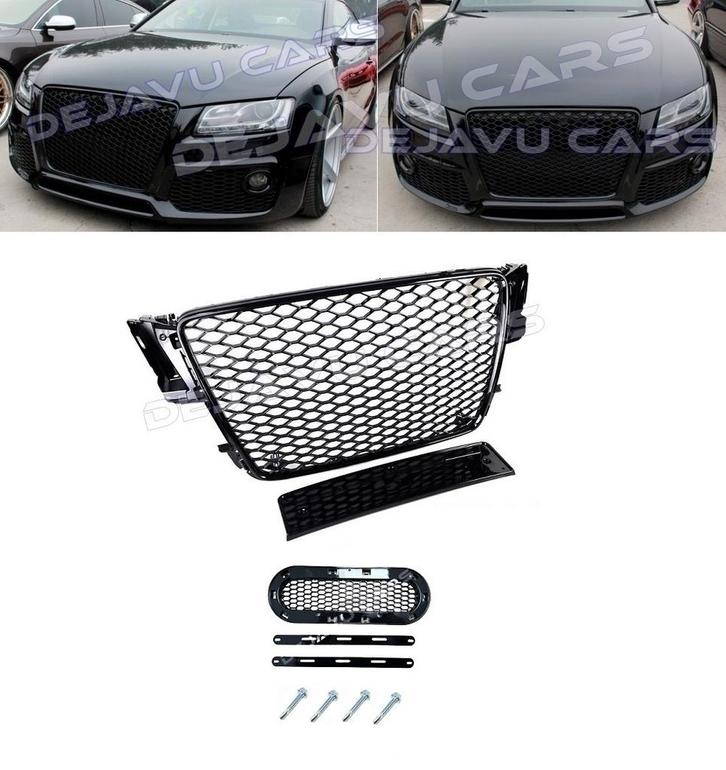 RS5 Look Front Grill voor Audi A5 B8 / S line / S5, Auto diversen, Tuning en Styling, Ophalen of Verzenden