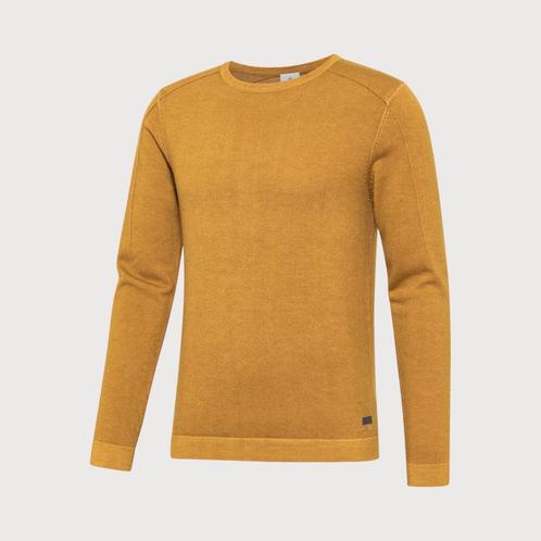 -40% Blue Industry  Blue Industry Wollen ronde hals trui |, Kleding | Heren, Truien en Vesten, Geel, Nieuw, Verzenden