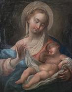 Italiaanse school (XVIII) - Madonna col bambino, Antiek en Kunst