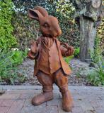 Beeldje - Haas met pijp - IJzer, Antiek en Kunst