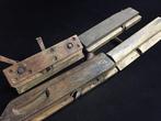 Japanese - Beeld, Set of 7 / Carpenter Tool Kanna Special, Antiek en Kunst, Antiek | Speelgoed