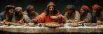 I_KONIQ - The Last Supper with pizza XXL cm 50 x 150
