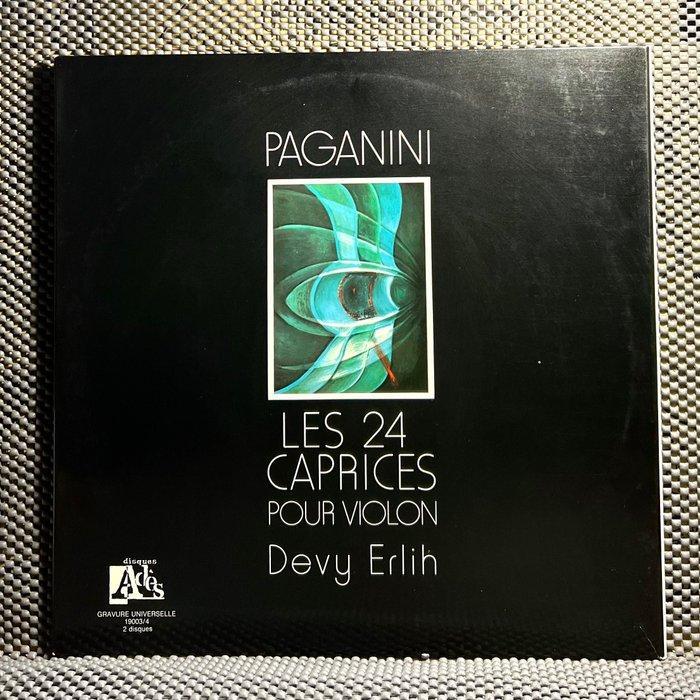 Devy Erlih, Paganini - Les 24 Caprices Pour Violon - A rare, Cd's en Dvd's, Vinyl Singles