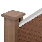 HKC Schuttingpaneel schuin - bruin, Tuin en Terras, Schuttingen, Verzenden, Nieuw