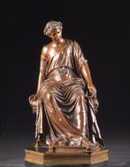 Victor Paillard (1805-1886) - sculptuur, zittende