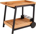Stern Frido Serveerwagen Aluminium zwart mat Teak, Ophalen of Verzenden, Nieuw