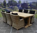 Darwin Ares dining tuinset 240x120xH77 cm 7 delig teak, Tuin en Terras, Ophalen of Verzenden, Nieuw