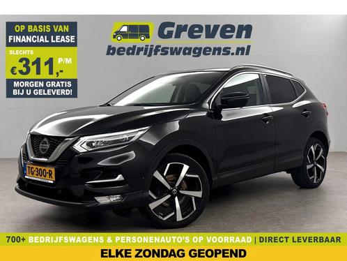 Nissan QASHQAI 1.2 Tekna 360 Cam Trekh LED Navi 19LMV PDC, Auto's, Nissan, Automaat, Benzine, Zwart, D, Verzenden