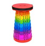 Alora Opvouwbare Kruk Extra Strong - Regenboog -, Nieuw
