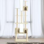 vidaXL Kattenmeubel met sisal krabpalen 188 cm crèmekleurig, Dieren en Toebehoren, Katten-accessoires, Verzenden, Nieuw