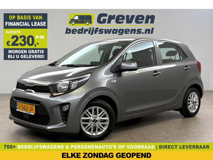 Kia Picanto 1.0 DPi DynamicLine Camera Carplay Cruisecontrol, Auto's, Kia, Te koop, Handgeschakeld, Financial lease, Benzine, Zilver of Grijs