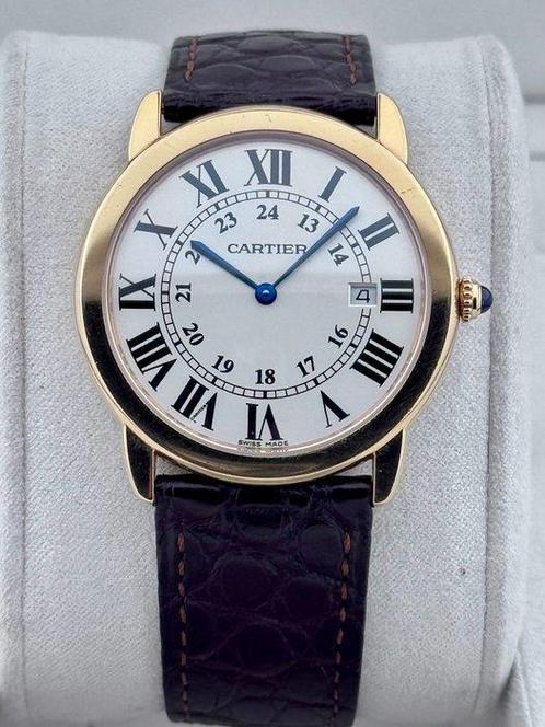 Cartier - Ronde Louis 18K Gold - 3602 - Unisex - 2015, Sieraden, Tassen en Uiterlijk, Horloges | Heren