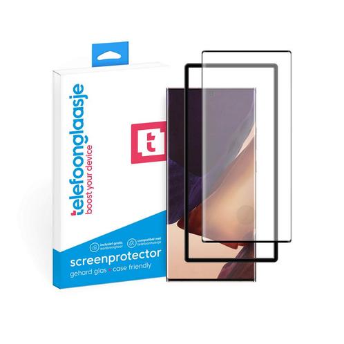 Gehard glas Hoesje voor Samsung Galaxy Note 20 Ultra Zwart, Telecommunicatie, Mobiele telefoons | Toebehoren en Onderdelen, Bescherming