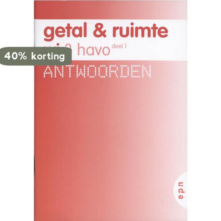 Getal & Ruimte / 3 havo deel 1 / deel antwoorden S. Rozemond, Boeken, Schoolboeken, Gelezen, Verzenden