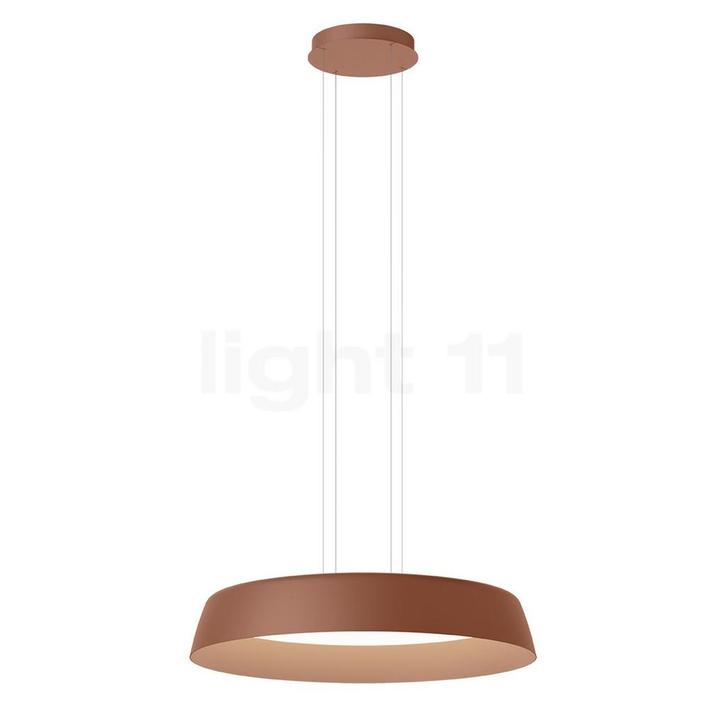 Vibia Bigger Hanglamp LED, terracotta - ø¸84 cm - dim to w, Huis en Inrichting, Lampen | Hanglampen, Nieuw, Verzenden