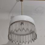 Hangende plafondlamp - Glas - Art Deco Opaline Lamp, Antiek en Kunst, Antiek | Lampen