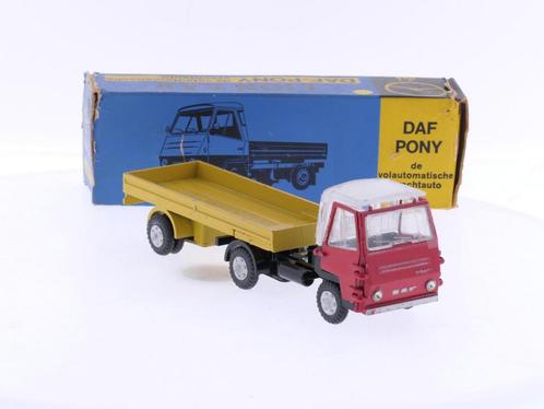 Schaal 1:50 Lion Car Nr. 42 DAF Pony met oplegger. #6087, Hobby en Vrije tijd, Modelauto's | 1:50, Gebruikt, Ophalen of Verzenden