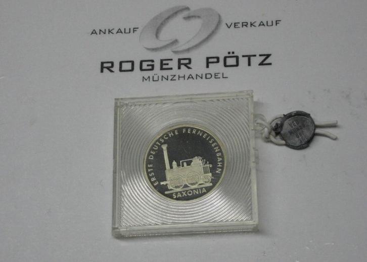 5 Mark Ddr 5 M 1988 Ferneisenbahn Saxonia Pp originalverp..., Postzegels en Munten, Munten | Europa | Niet-Euromunten, Verzenden