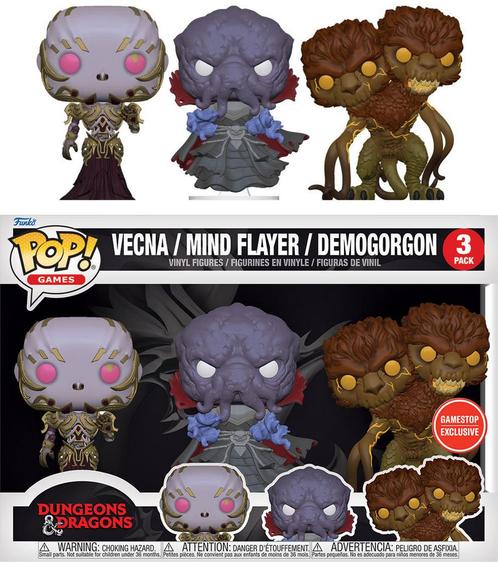 Funko POP! Vinyl Games Dungeons & Dragons 3-Pack-Vecna /, Verzamelen, Beelden en Beeldjes, Nieuw, Ophalen of Verzenden