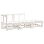Loungeset Grenenhout - Wit: OP = OP, 35% Korting!, Tuin en Terras, 2 zitplaatsen, Nieuw, Ophalen of Verzenden, Loungeset