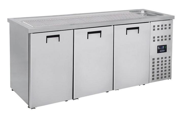 3 deurs RVS bierfust koeler met spoelbak rechts Combisteel, Zakelijke goederen, Horeca | Keukenapparatuur, Verzenden