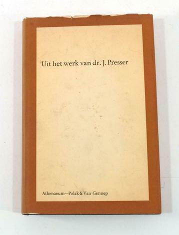 Boek Uit Het Werk Van Dr. J. Presser Polak & Van Gennep N351