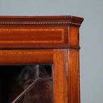 Smalle Regency hoekkast met afneembaar kroontje ca 1815 maho, Antiek en Kunst, Ophalen of Verzenden