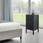 [en.casa] Bijzettafel Urjala met 2 lades nachtkastje 52x27x2