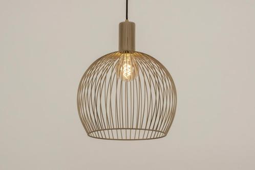 Rietveld Hanglampen - Beige, Zand - Metaal, Huis en Inrichting, Lampen | Hanglampen, Verzenden