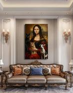 Alberto Ricardo (XXI) - Mona Lisa posando con mascotas, Antiek en Kunst