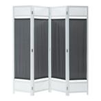 Kamerscherm Dorotea scheidingswand 160x170 cm wit en donkerg, Verzenden, Nieuw