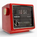 Flip klok - Music Air Digi Clock Radio Space Age Plastic -