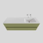 Badkamermeubel Solid Surface BWS Oslo 150x46 cm Rechts Mat, Ophalen of Verzenden, Nieuw, Bad