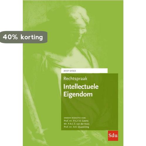 Rechtspraak Intellectuele Eigendom / 2021-2022 /, Boeken, Wetenschap, Gelezen, Verzenden