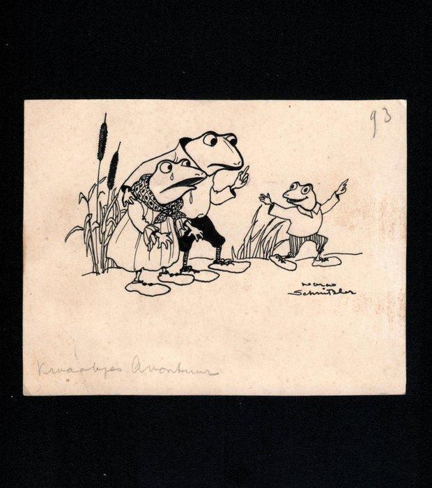 Nora Schnitzler ( 1901-1983 ) - Kinderboek-illustratie :, Antiek en Kunst, Kunst | Schilderijen | Klassiek