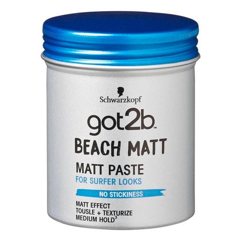 Schwarzkopf got2b Beach Matt Surfer Look Styling Paste, Sieraden, Tassen en Uiterlijk, Uiterlijk | Haarverzorging, Nieuw, Verzenden
